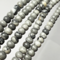 天然石 算盤珠 地圖石算盤珠 天然 飾品材料 地圖石 6*4mm 算盤珠 條珠