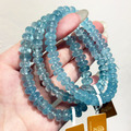高品藍托帕 托帕石 藍托帕 算盤珠 高品 天然水晶 實拍 7mm/8mm 台中水晶 水晶批發 藍色系 單圈_4