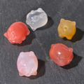 瑪瑙 小豬 通孔 配件 台中水晶批發 台中水晶_1