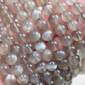 銀月光 月光石 偏灰 圓珠 6mm 無染色 水晶手鍊 單圈 台中水晶 水晶批發 水晶_2
