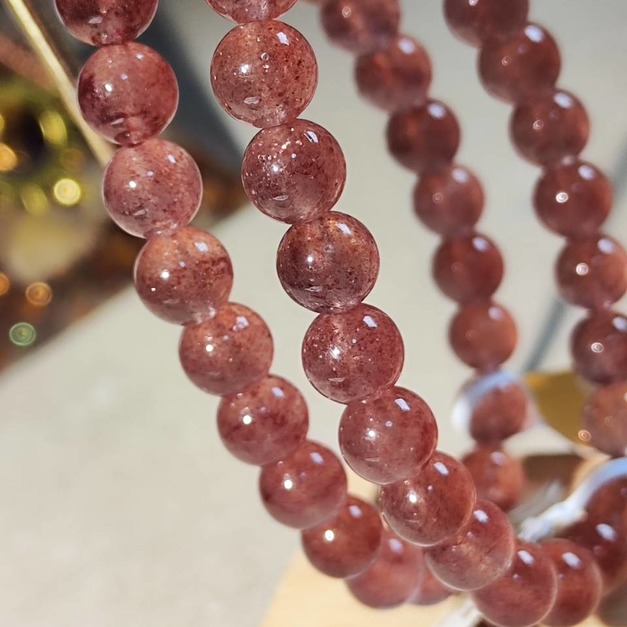 草莓晶 鴿血紅草莓晶  7+mm 單圈 台中水晶 水晶批發 台中水晶批發