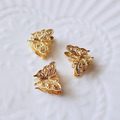 精緻蝴蝶 金色 24K 隔珠14*11mm 1入_2