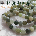 天然和田玉 和田玉 新疆和田玉 8mm 圓珠 實品拍攝 單圈 和田玉手鍊_2