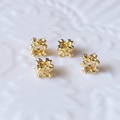 可愛花花隔珠 金色 24K 隔珠6.5*4.5mm 5入_2