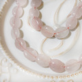 天然水晶 隨形水晶 粉晶 條珠 8-10MM 天然水晶 通孔 純天然_3