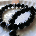天然水晶 天然碧璽 黑碧璽 實品拍攝 高品質 單圈 水晶手鍊 8mm_1