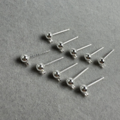 14k金帶孔球耳針 耳針是 925銀防過敏 高品質好質感 diy飾品 耳飾_4
