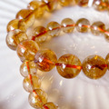 天然水晶 小高品黃塔晶 黃水晶 圓珠 單圈 手鍊 實品拍攝 7mm/8mm/9mm/10mm/11mm_1