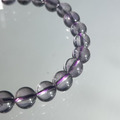 天然水晶 天然巴西紫水晶 透體 實品拍攝 單圈 手鍊 7mm_1