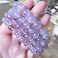 天然水晶 紫兔毛水晶 兔毛 無染色無優化 水晶手鍊 單圈 8mm/9mm/10mm/11mm_5