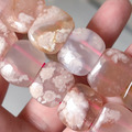 天然水晶 瑪瑙 櫻花瑪瑙 手排 單圈 18-20mm 隨機出貨_2