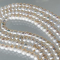 實品拍照 天然珍珠 扁形珍珠(螺紋) 扁型珍珠 條珠 約5-6mm 天然珍珠 好品質_2