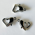 316L醫療級不鏽鋼 愛心釦 11mm 1個 鎖釦 龍蝦釦 水晶 串珠 保色飾品材料 飾品配件 手工飾品 水晶飾品 飾品材料_1