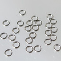 304不鏽鋼 雙圈 開口圈 c圈 0.5*4mm/0.6*5mm 保色度持久 約100入 diy手鏈項鍊耳飾 手工材料