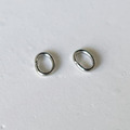 304不鏽鋼 橢圓 開口圈 c圈 0.6*3*4mm 保色度持久 約50入 diy手鏈項鍊耳飾 手工材料_2