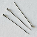 316L醫療級不銹鋼 保色 圓頭針 50入 約 0.6mm*3cm 飾品配件diy 手工飾品材料_2