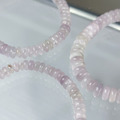 天然紫鋰輝 孔賽石 Kunzite 算盤珠 6mm/7mm 單圈_2