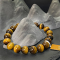 黃虎眼石 閃電黃虎眼 虎眼石手串 黃虎眼 天然5A虎眼石 8mm/10mm/12mm 台中水晶 水晶批發_1