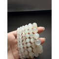 天然水晶 天然月光石 白月光 月光石 單圈 手鍊 6-13mm_3