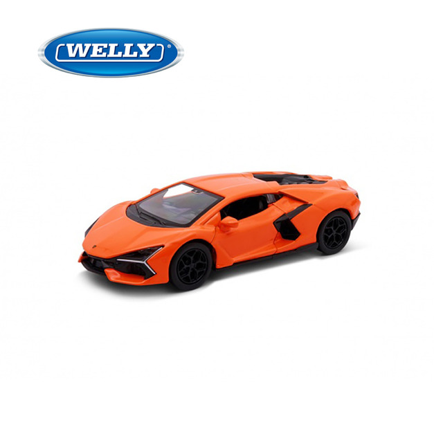 【WELLY 威利】4.75吋 藍寶堅尼 Lamborghini Revuelto 超級跑車模型 43848CW