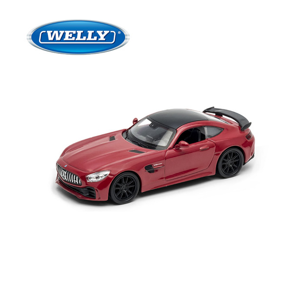 【WELLY 威利】4.75吋 賓士 Mercedes-Benz AMG GT R 高性能跑車模型 43747CW