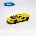 【WELLY 威利】4.75吋 藍寶堅尼 Lamborghini Countach LPI 800-4 經典超跑模型 43818CW