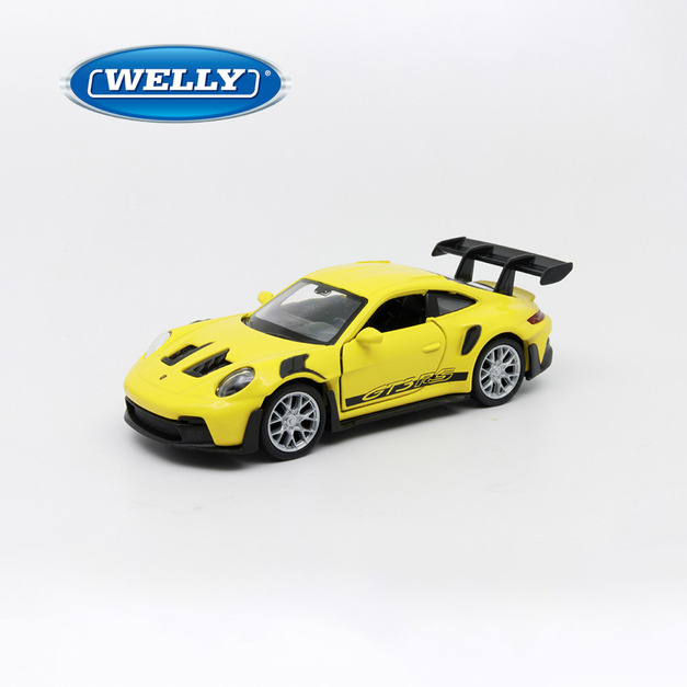 【WELLY 威利】4.75吋 保時捷 Porsche 911 GT3 RS 跑車模型 43835CW