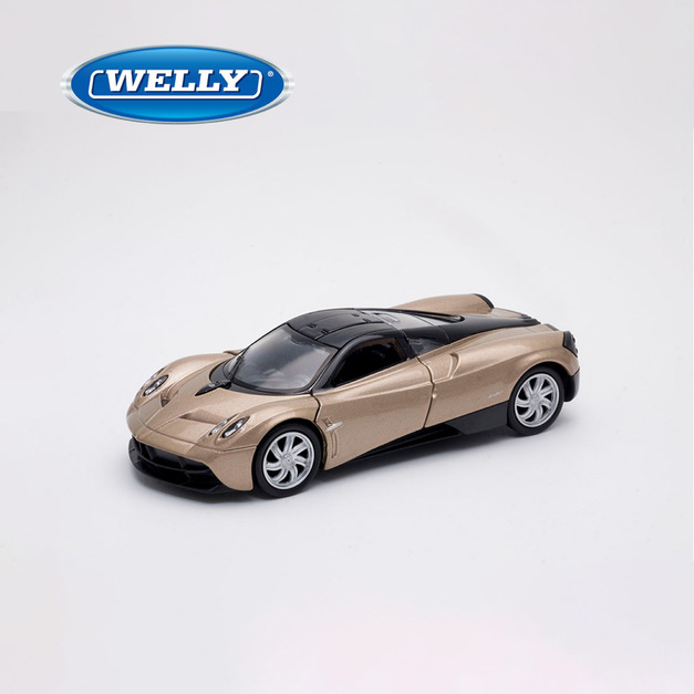 【WELLY 威利】4.75吋 帕加尼 Pagani Huayra 跑車模型 43756CW