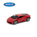 【WELLY 威利】4.75吋 藍寶堅尼LAMBORGHINI HURACAN COUPE雙門跑車模 43694CW