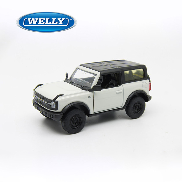 【WELLY 威利】4.75吋 福特 2023 Ford Bronco Black Diamond 越野休旅車模型 43840CW