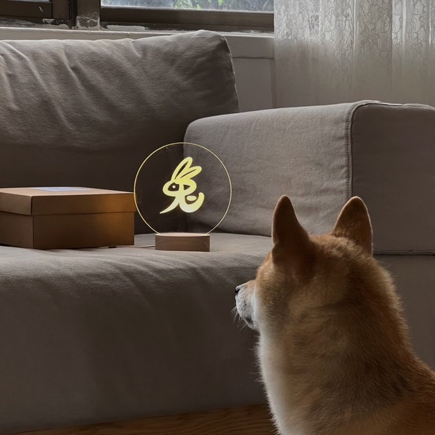 【快速出貨】暖心夜燈 兔年限定款