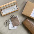 【客製化商品】原木眼鏡盒 實木材質 附精美包裝盒 文字/圖像雕刻_2