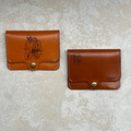 【客製化商品】植鞣革皮革小皮卡夾 真皮材質可設計圖像/文字 送禮物_1