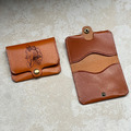【客製化商品】植鞣革皮革小皮卡夾 真皮材質可設計圖像/文字 送禮物_2