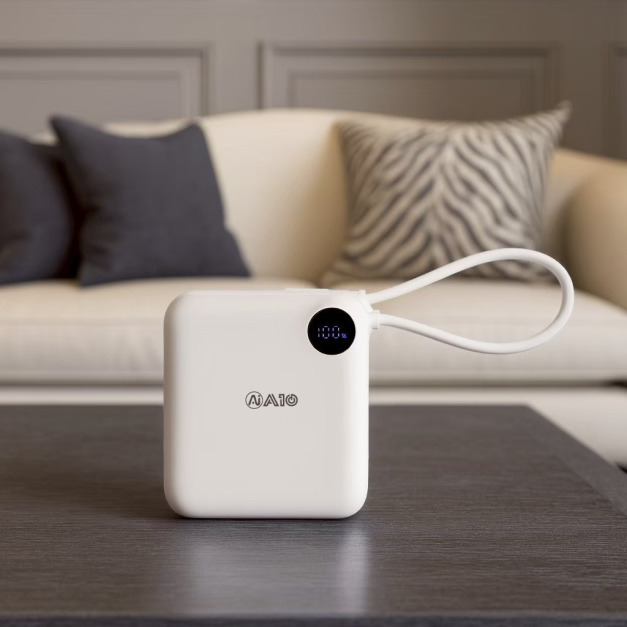 AIO-迷你帶線行動電源10000mAh