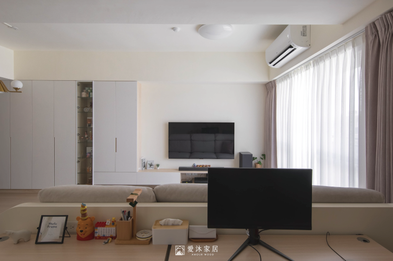 開放式書房設計案例：淺韻．夕日