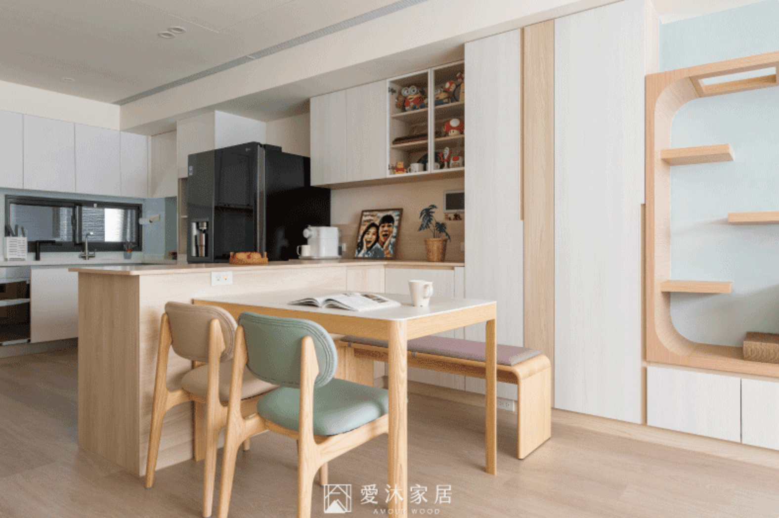 透天裝潢案例：與喵星人的薄荷星球-4