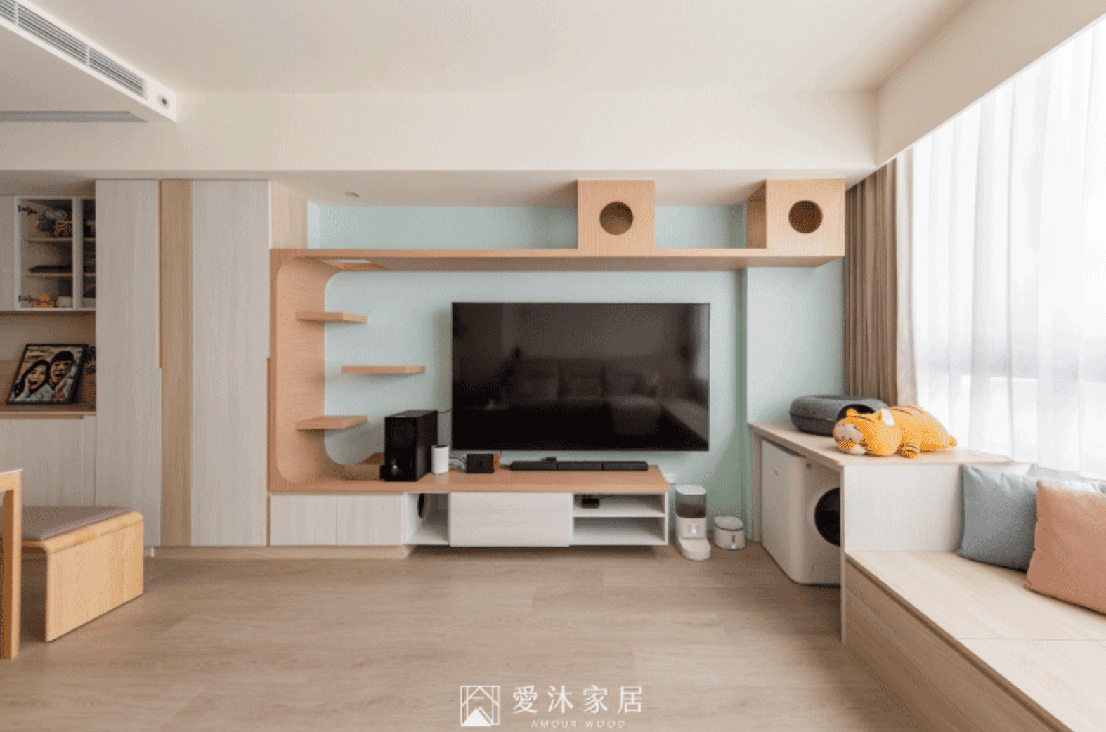 透天裝潢案例：與喵星人的薄荷星球-5