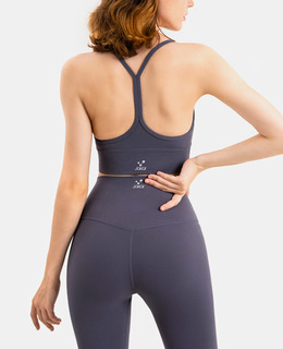 SALE-輕度 Y字細肩帶美背Bra【灰紫色】現貨