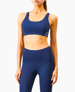 SALE-高強度 背扣式U型美背Bra【海軍藍】現貨