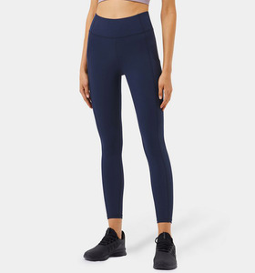 SALE-高強度 雙側袋高腰提臀Legging【海軍藍】現貨