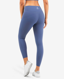 SALE-中強度 立體臀型縫線密袋高腰Legging【墨水藍】現貨