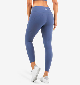 SALE-中強度 立體臀型縫線密袋高腰Legging【墨水藍】現貨