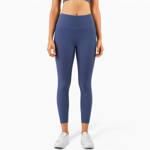 SALE-中度羅紋運動外搭多用 LEGGING【墨水藍】