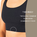 SALE-中度羅紋運動外搭美背Bra【黑色】_5