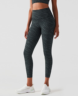 SALE-新款 |  躍動斑馬 無側縫線 高腰LEGGING【斑馬紋】