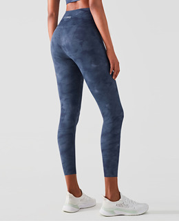 SALE-新款 |  中度 湛藍雲彩 無側縫線 高腰LEGGING【湛藍雲彩】