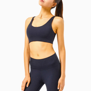 SALE-高強度 背扣式U型美背Bra【黑色】現貨