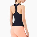 SALE-新款 | 春夏 裸感高彈性Y字收背 運動上衣 Tank Top【黑色】_1