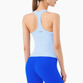SALE-新款 | 春夏 裸感高彈性Y字收背 運動上衣 Tank Top【淺粉藍】
